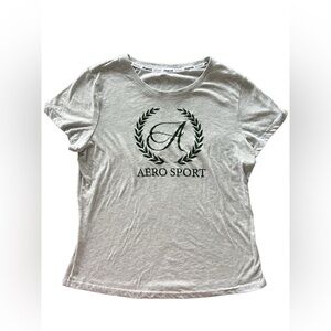 Aeropostale Sport Heather Gray Tee